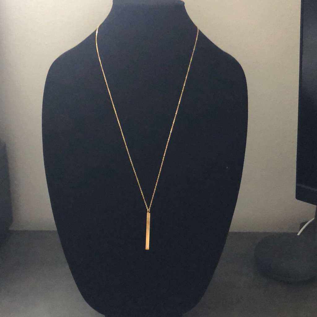 Botkier Vertical Bar Necklace